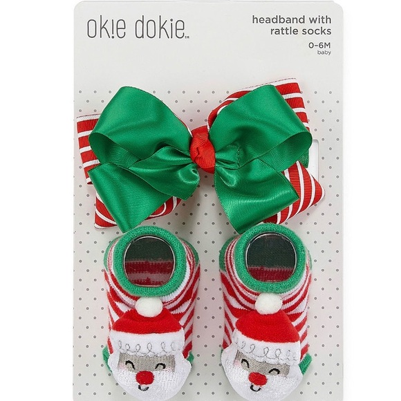 Okie Dokie Christmas Headband & rattle Socks
Baby Girls 2-pc - Picture 11 of 15